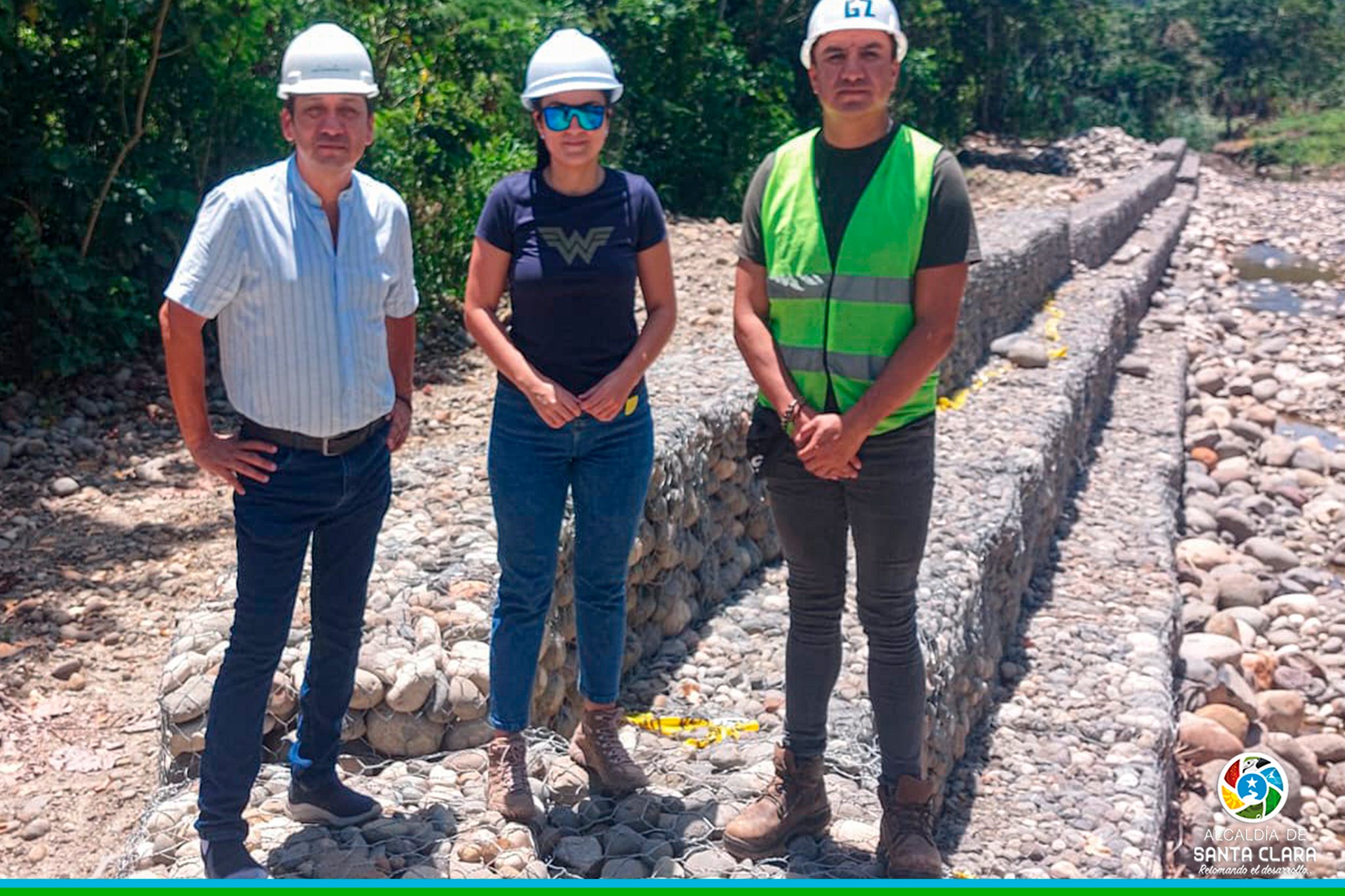 Inspección técnica de muro de gaviones