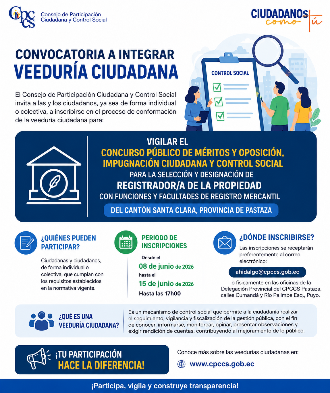 CONVOCATORIA